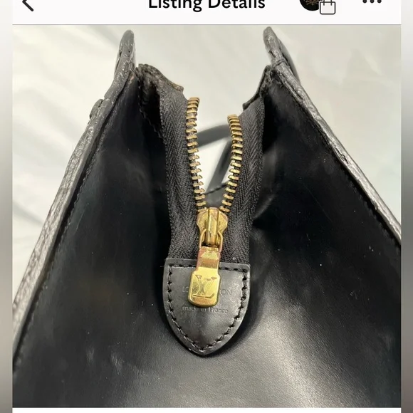 Louis Vuitton Riviera black Epi leather handbag - Picture 8 of 8